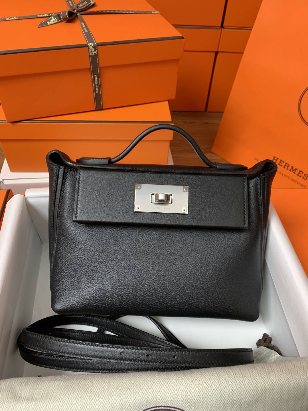Best Replica Handbags Storehandmade Hermes 2424 new black bag review(Feb 2026 updated)-Bästa kvalitet Fake Louis Vuitton Bag Online Store, Replica designer bag ru