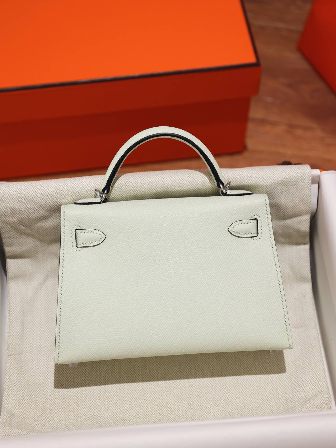 Best Replica Handbags Storehand made Hermes Mini Kelly 2 bag in bubble green in epsom leather review(Feb 2026 updated)-Botiga en línia de bosses falses de Louis Vuitton de millor qualitat, rèplica de bosses de disseny ru