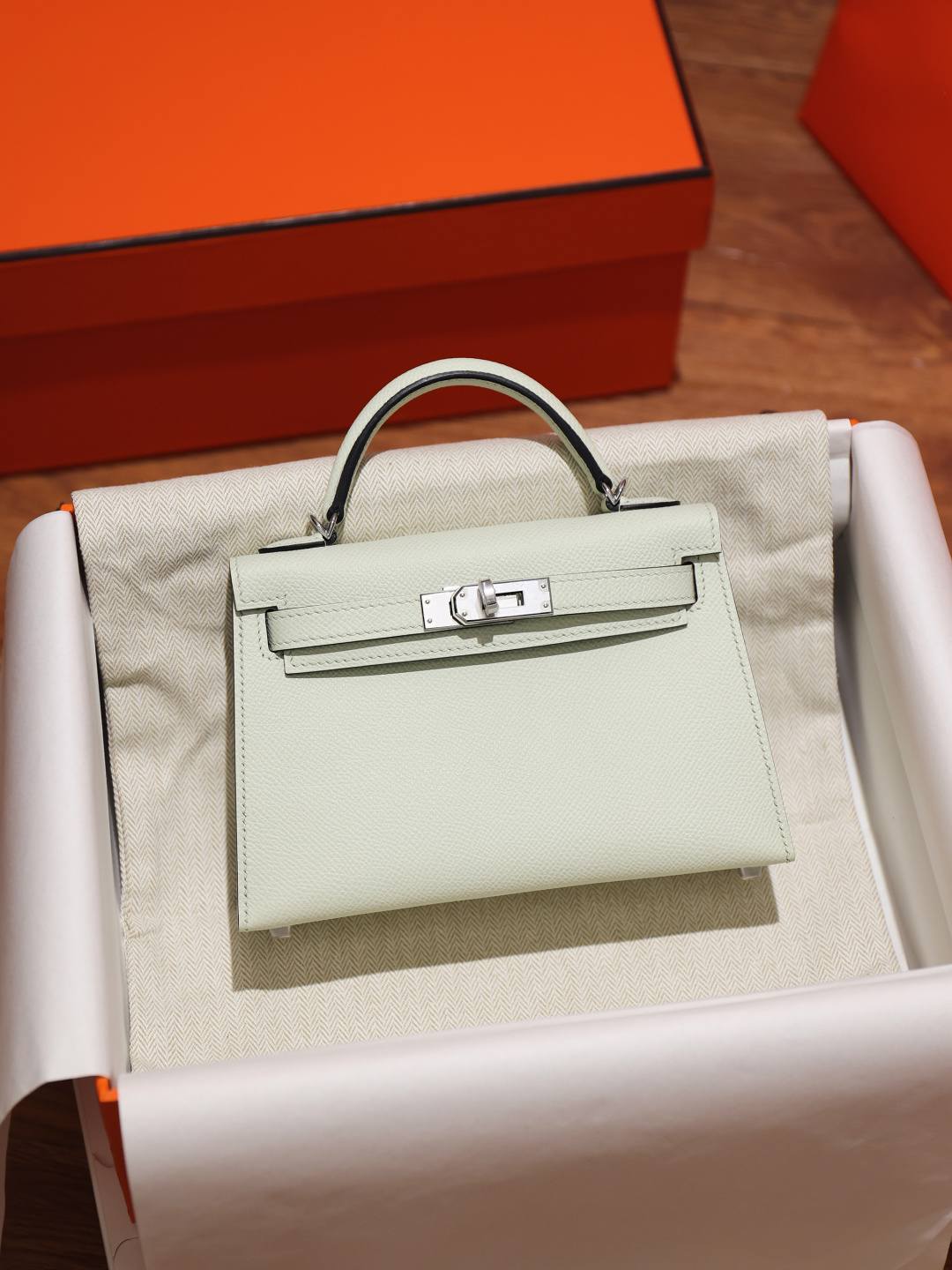 Best Replica Handbags Storehand made Hermes Mini Kelly 2 bag in bubble green in epsom leather review(Feb 2026 updated)-Botiga en línia de bosses falses de Louis Vuitton de millor qualitat, rèplica de bosses de disseny ru