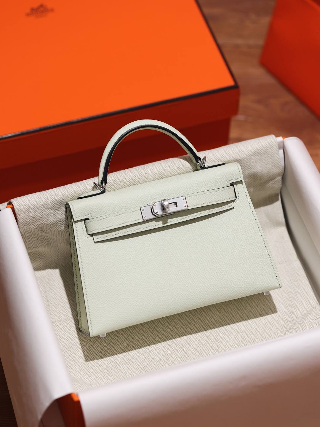 Best Replica Handbags Storehand made Hermes Mini Kelly 2 bag in bubble green in epsom leather review(Feb 2026 updated)-Botiga en línia de bosses falses de Louis Vuitton de millor qualitat, rèplica de bosses de disseny ru