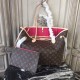 Louis Vuitton Monogram Canvas Neverfull MM with Pivoine Lining M41178