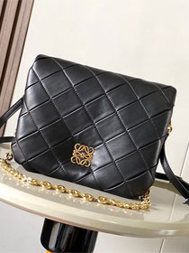 Loewe original lambskin medium goya puffer bag  A896P41 black