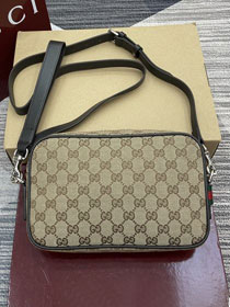 GG original canvas small crossbody bag 834802 brown