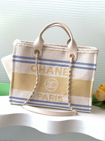 CC original cotton canvas small shopping bag AS3351 yellow&blue