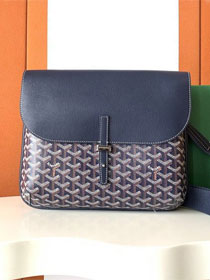 Goyard original canvas coursier messenger bag GY0126 dark blue