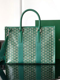 Goyard original canvas morvan document case GY0125 green