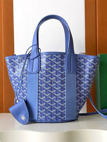 Goyard original canvas belharra small tote bag GY0115 iris