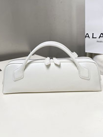 Alaia original lambskin le teckel clutch AL0022 white