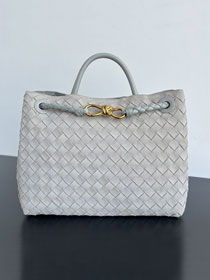 BV original lambskin small andiamo 743568 agate grey