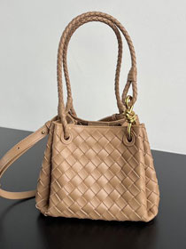 BV original lambskin small campana bag 796569 brown