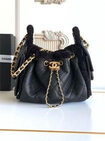 CC original lambskin 25 mini handbag AS5631 black