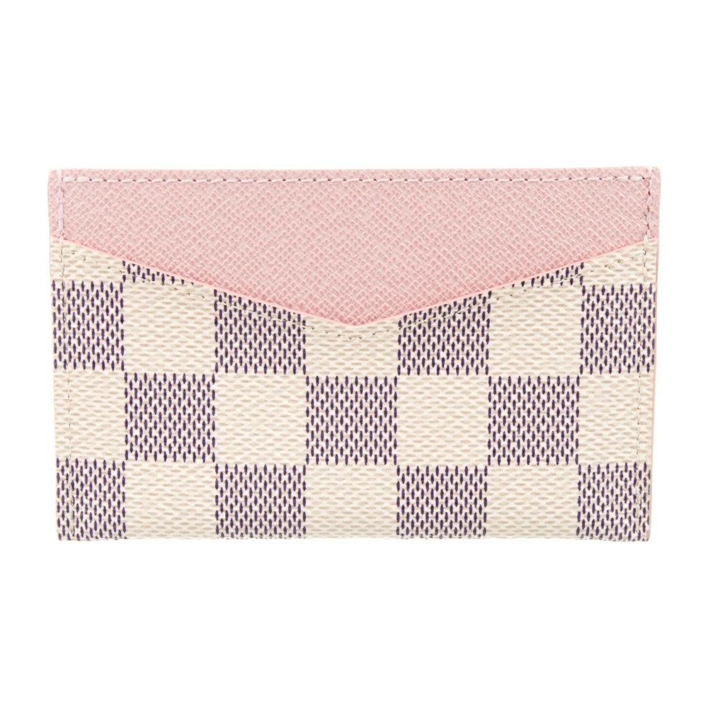 Replica Louis Vuitton Card Holder Neutrals Damier Azur Canvas