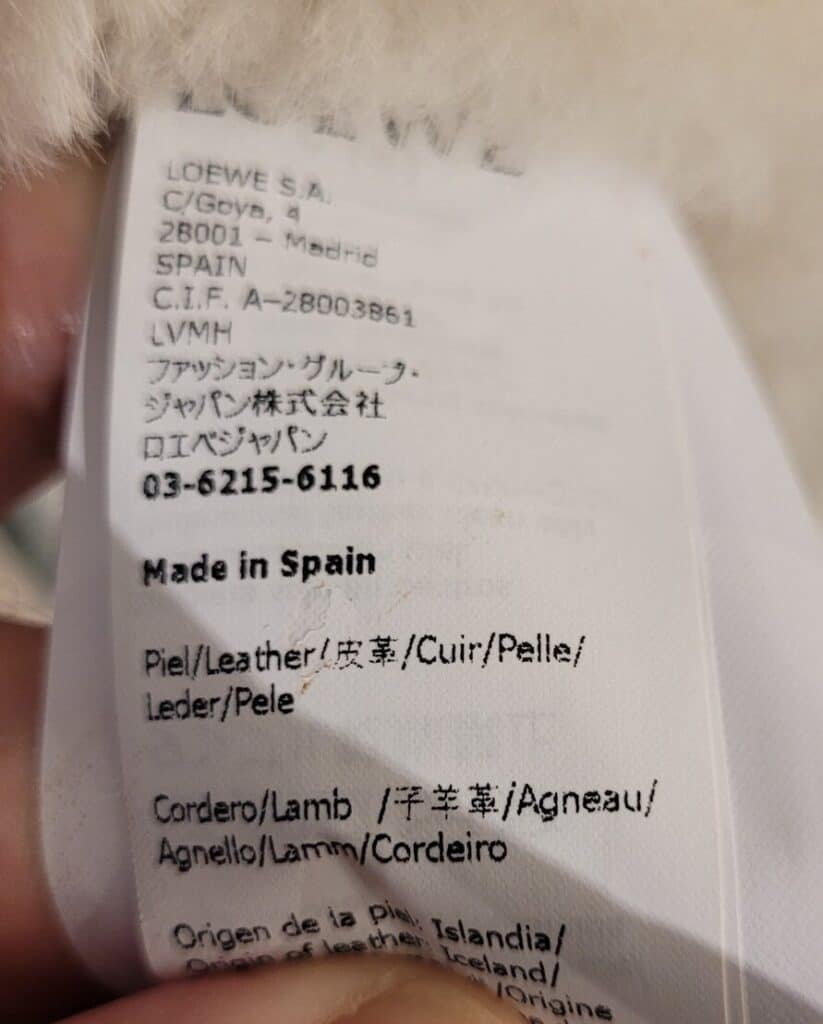 Is Loewe Made In Spain