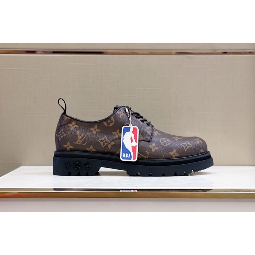 Louis Vuitton 1A8FV3 Black Ice derby Shoe in Monogram canvas Louis Vuitton 1A8FV3 Black Ice derby Shoe in Monogram canvas