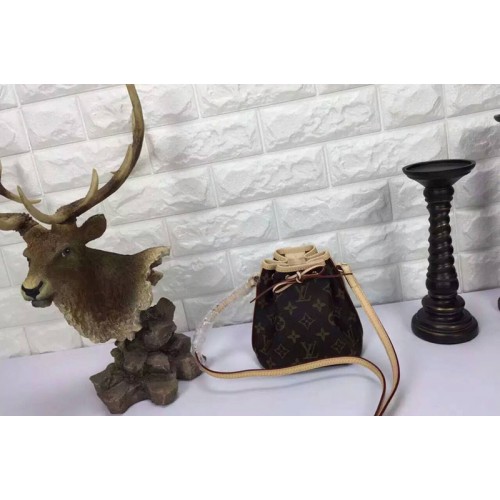 Louis Vuitton M41346 Nano Noe Bag in Monogram Canvas Louis Vuitton M41346 Nano Noe Bag in Monogram Canvas