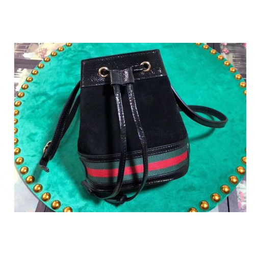 Gucci Ophidia mini bucket bags Black Suede
