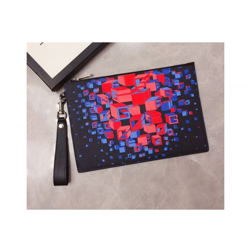 Gucci Square G space print zip pouch in Supreme canvas Gucci Square G space print zip pouch in Supreme canvas