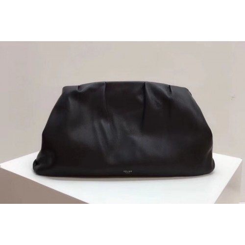 Celine Clasp Clutch Bags Original Calfskin Leather Black Celine Clasp Clutch Bags Original Calfskin Leather Black