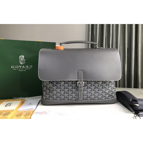 Goyard Citadin PM messenger bag in Gray Goyardine Canvas Goyard Citadin PM messenger bag in Gray Goyardine Canvas