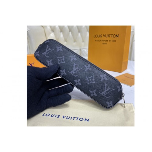 Louis Vuitton GI0199 pencil pouch Elizabeth in Monogram Eclipse canvas