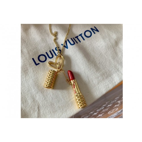 Louis Vuitton M00467 Fall in Love Lipstick Necklace