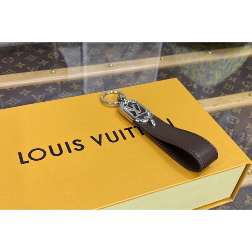 Louis Vuitton M00826 Link Dragonne Key holder in Brown leather
