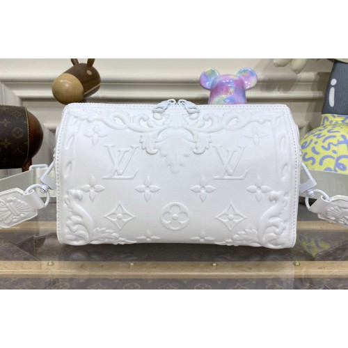 Louis Vuitton M21835 City Keepall bag in White Calf leather