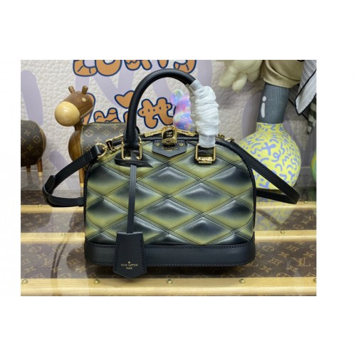 Louis Vuitton M23576 Alma BB handbag in Black Beige Lamb leather Louis Vuitton M23576 Alma BB handbag in Black Beige Lamb leather