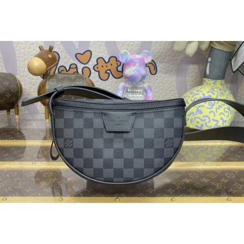 Louis Vuitton M23835 Moon Crossbody bag in Damier Graphite Canvas Louis Vuitton M23835 Moon Crossbody bag in Damier Graphite Canvas
