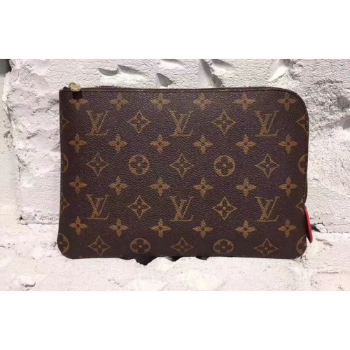 Louis Vuitton M44191 Etui Voyage PM Bags in Monogram Canvas With Red