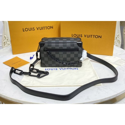 Louis Vuitton M44735 Mini Soft Trunk bag in Damier Graphite Canvas Louis Vuitton M44735 Mini Soft Trunk bag in Damier Graphite Canvas