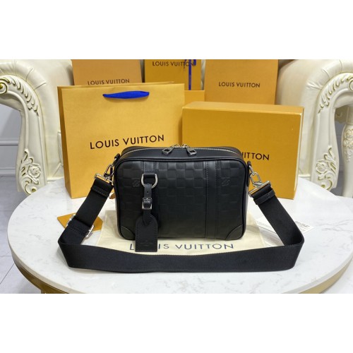 Louis Vuitton N45286 Sirius Messenger bag in Damier Infini Onyx cowhide leather