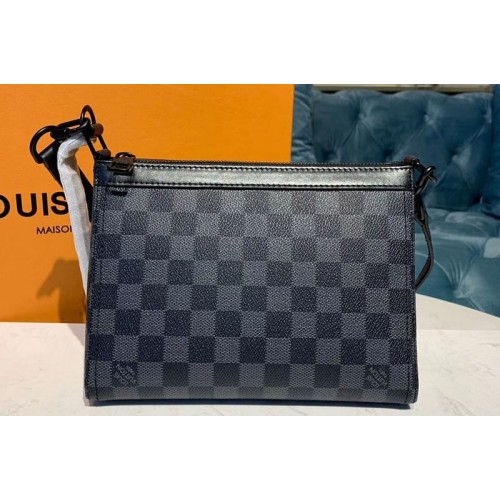 Louis Vuitton M54330 Triangle Shaped Shoulder Bags Damier Graphite Canvas Louis Vuitton M54330 Triangle Shaped Shoulder Bags Damier Graphite Canvas
