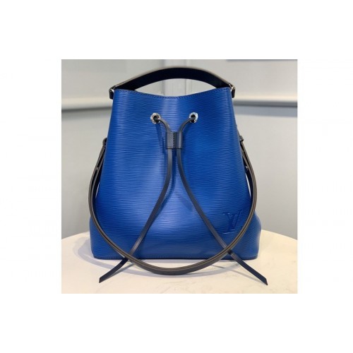 Louis Vuitton M55935 NeoNoe MM bucket bag In Blue Epi Leather Louis Vuitton M55935 NeoNoe MM bucket bag In Blue Epi Leather