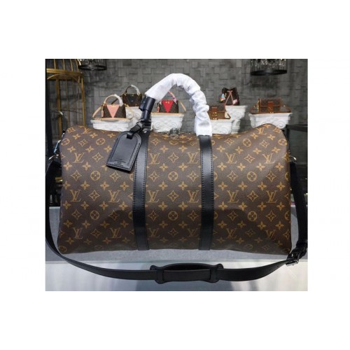 Louis Vuitton M56714 Keepall Bandouliere 55 Bags in Monogram Canvas Louis Vuitton M56714 Keepall Bandouliere 55 Bags in Monogram Canvas