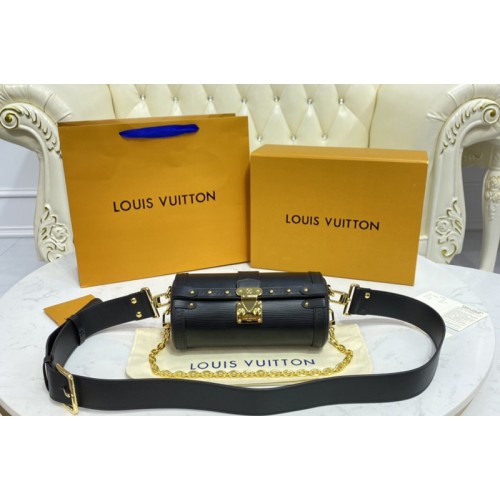 Louis Vuitton M58647 Papillon Trunk handbag in Black Epi leather Louis Vuitton M58647 Papillon Trunk handbag in Black Epi leather