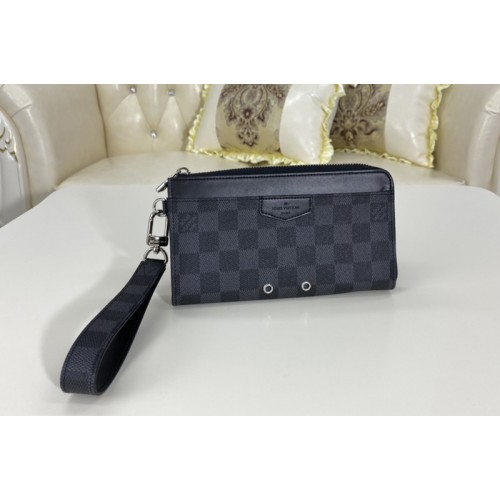Louis Vuitton M69409 Zippy Dragonne wallet in Damier Graphite Canvas Louis Vuitton M69409 Zippy Dragonne wallet in Damier Graphite Canvas