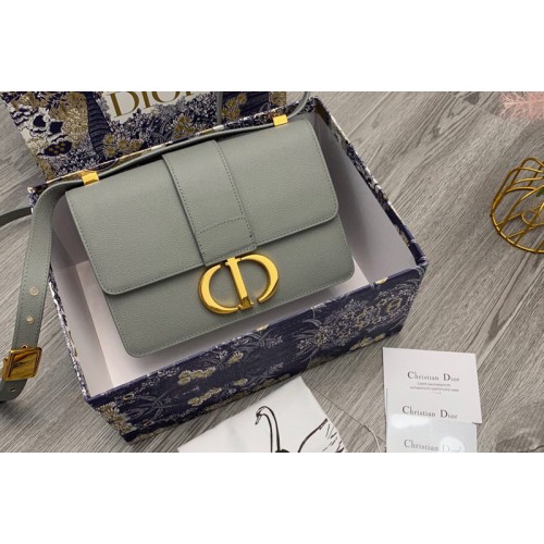 Dior 30 M9203 Montaigne Bag in Gray Box Calfskin