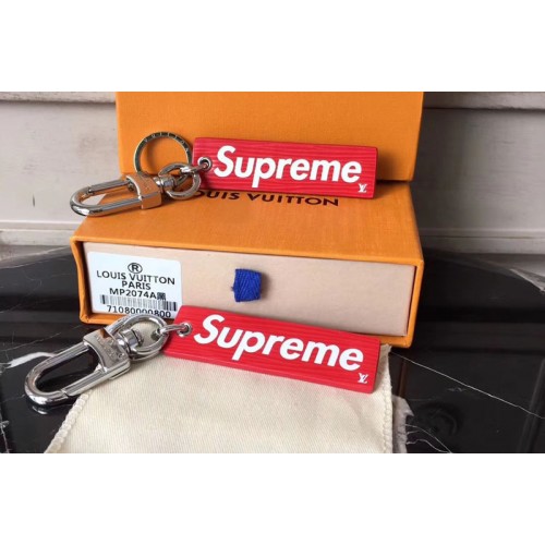 Louis Vuitton MP2074 Key Holder in Red Epi Leather Louis Vuitton MP2074 Key Holder in Red Epi Leather