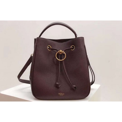 Mulberry Hampstead Small Medium Classic Grain Leather Bags Bordeaux