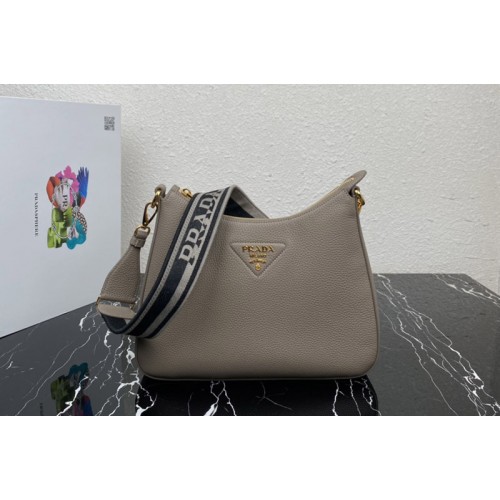 Prada 1BC178 Leather bag in Grey Leather