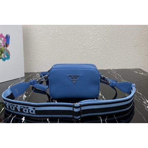 Prada 1BH192 Small leather bag in Blue Leather Prada 1BH192 Small leather bag in Blue Leather