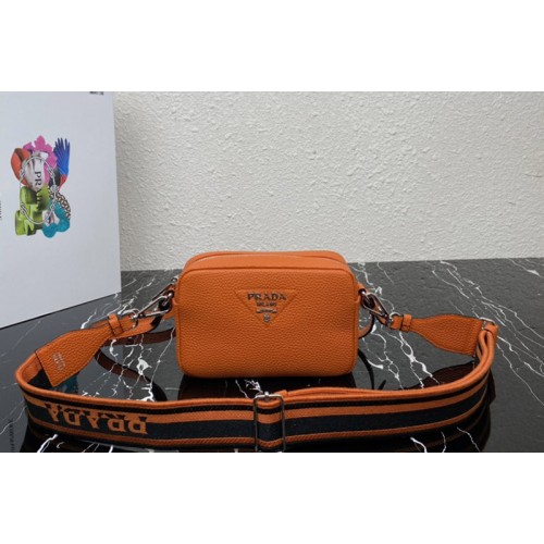 Prada 1BH192 Small leather bag in Orange Leather Prada 1BH192 Small leather bag in Orange Leather