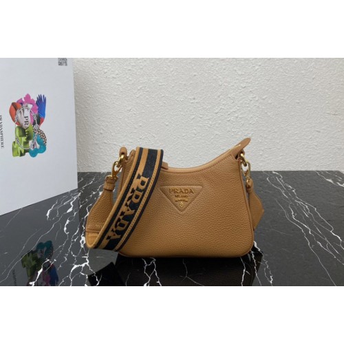 Prada 1BH193 Leather shoulder bag in Caramel Leather Prada 1BH193 Leather shoulder bag in Caramel Leather
