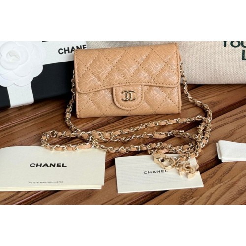 Chanel Mini Bumbag Bag in Cream Grained Calfskin Chanel Mini Bumbag Bag in Cream Grained Calfskin