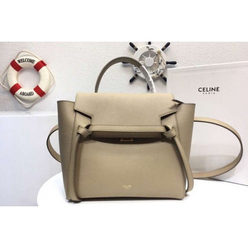 Celine Grained Calfskin Belt Bag 8069 Apricot