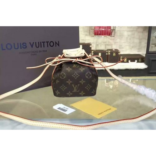 Louis Vuitton M41346 Nano-Noe shoulder bags in Monogram Canvas