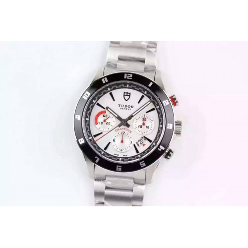 Tudor Grantour 42mm SS/SS White Dail A7750