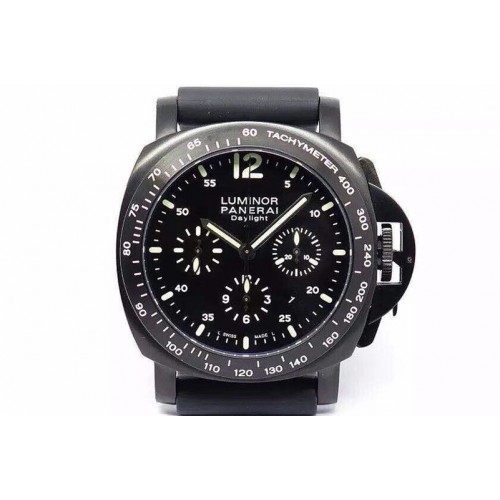Panerai Pam 250-K Daylight Chrono PVD Black Asian 7753 Panerai Pam 250-K Daylight Chrono PVD Black Asian 7753