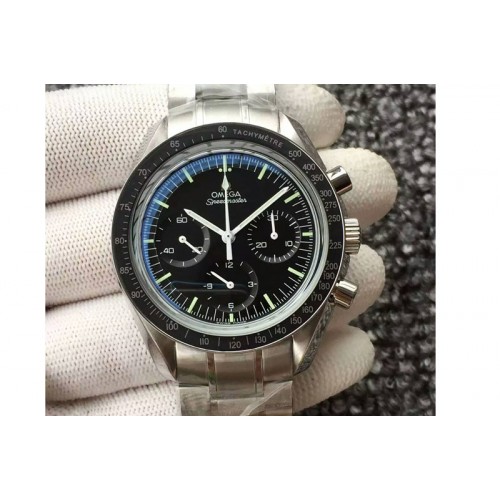 Omega Speedmaster Professional Moonwatch SS/SS Black Dail Handwind 7750
